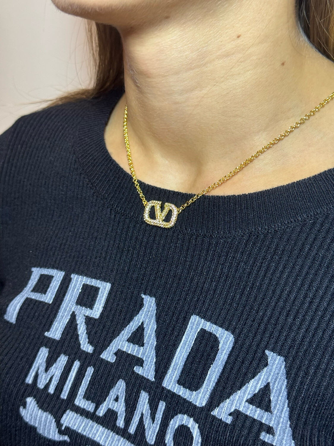 Collana vale strass