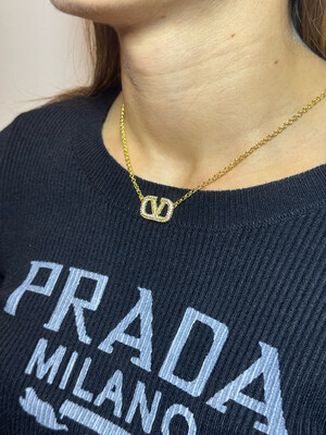 Collana vale strass