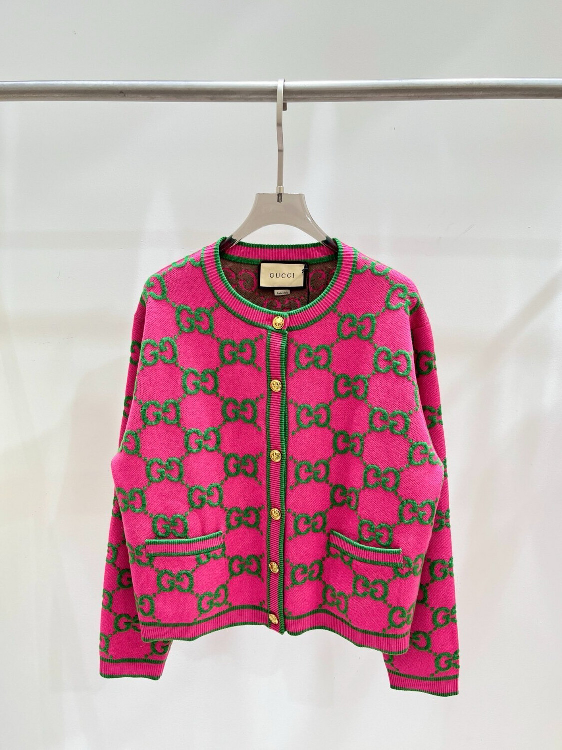 Cardigan gg fucsia