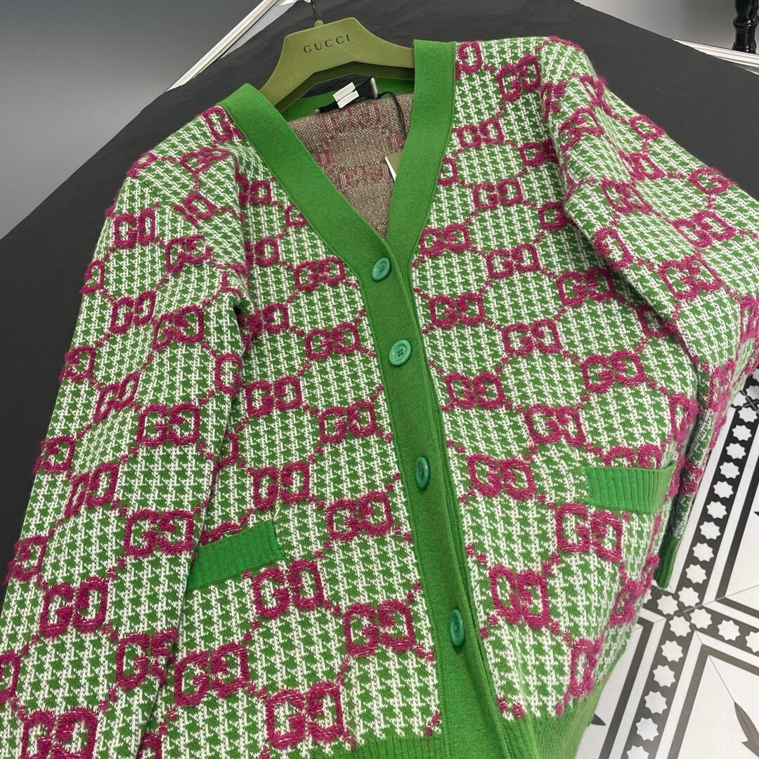 Cardigan verde 