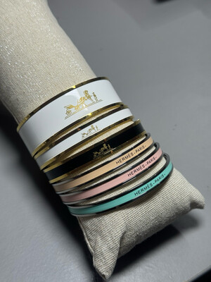 Bracciale herms rigido medio
