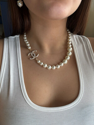 Collana 1 filo di perle
