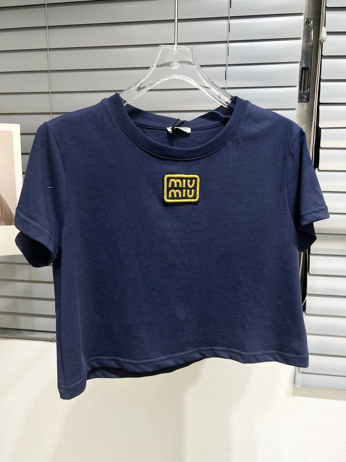 T-shirt miu blu