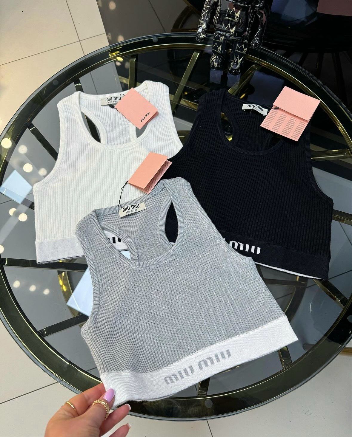Top miu miu costine