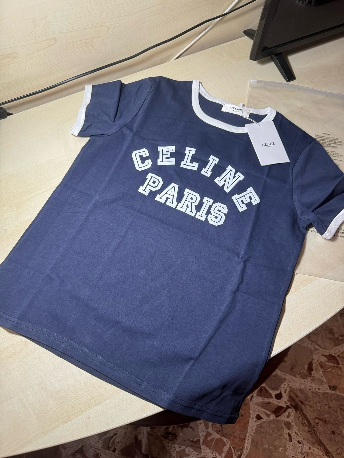 T-shirt celi blu 