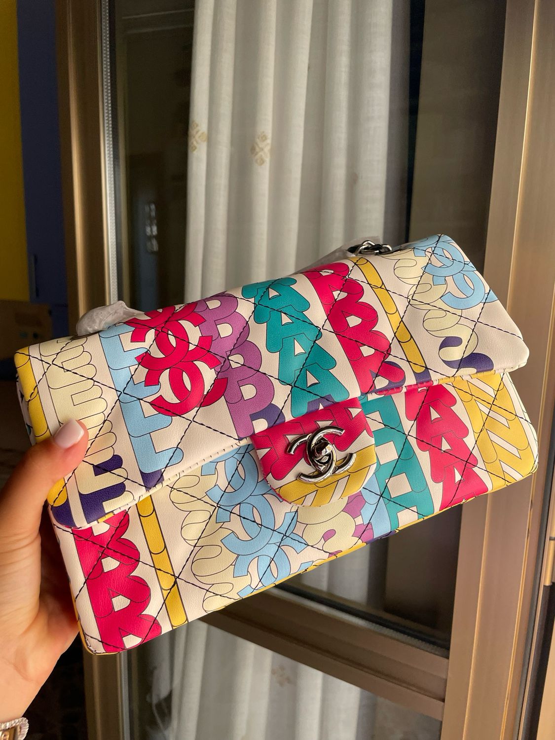 Borsa cc color trapunta