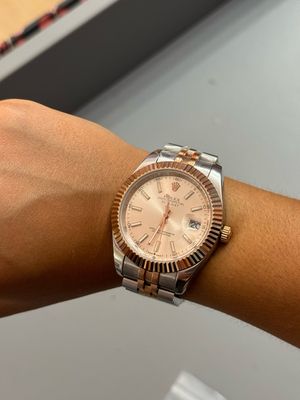 Orologio date just oro rosa
