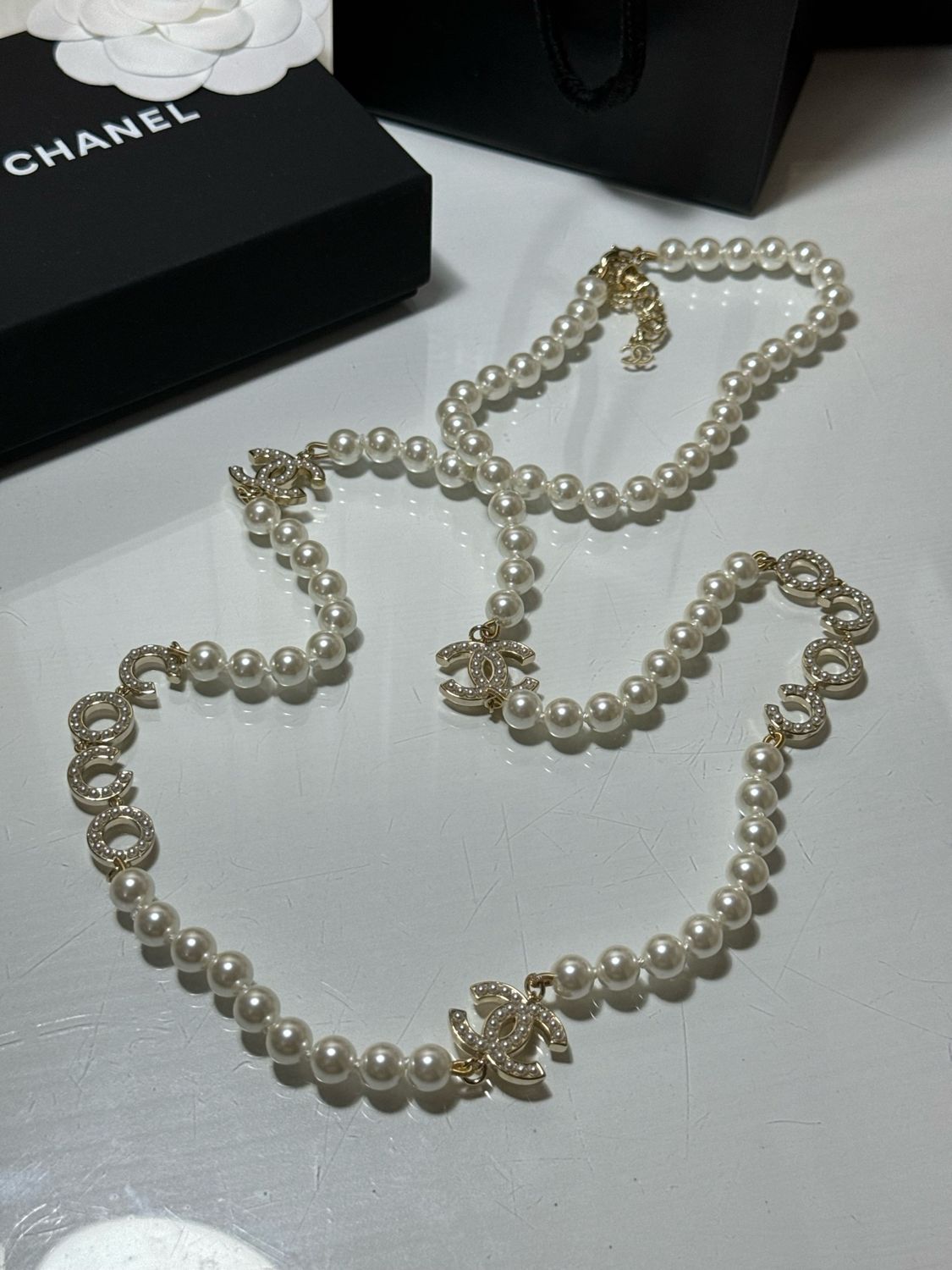 Collana 2 giri perle coco