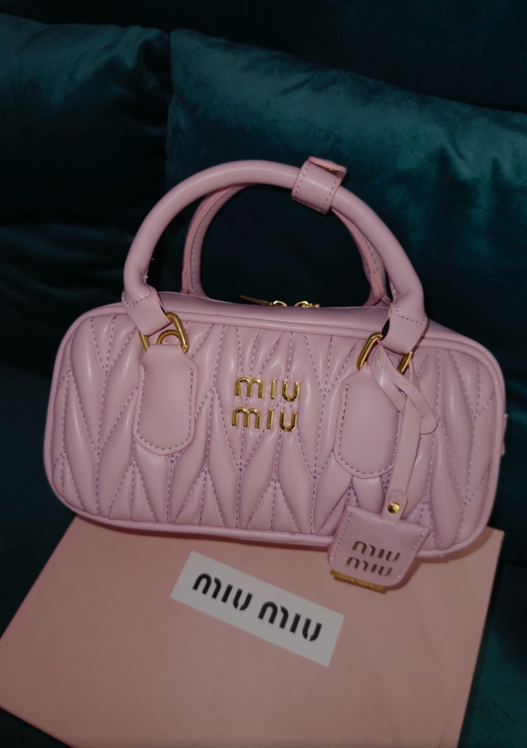 Borsa bauletto miu 