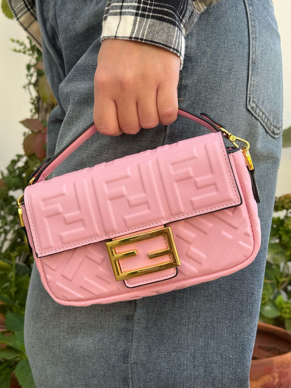 Borsa mini baguette color