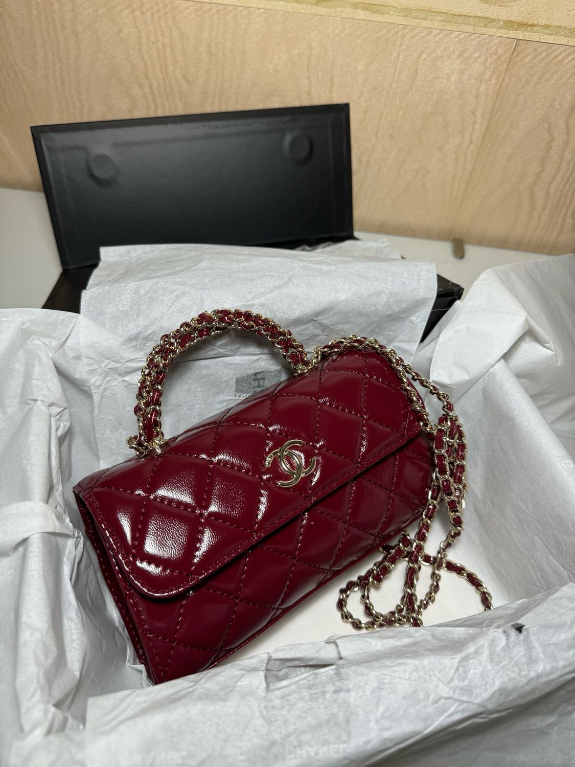 Borsa cha cerry lacca