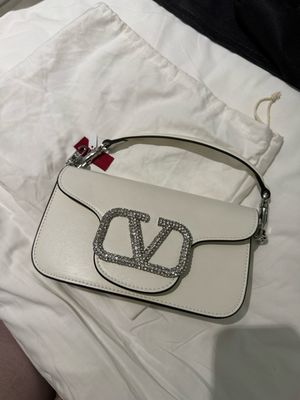 Borsa vale piccola V strass