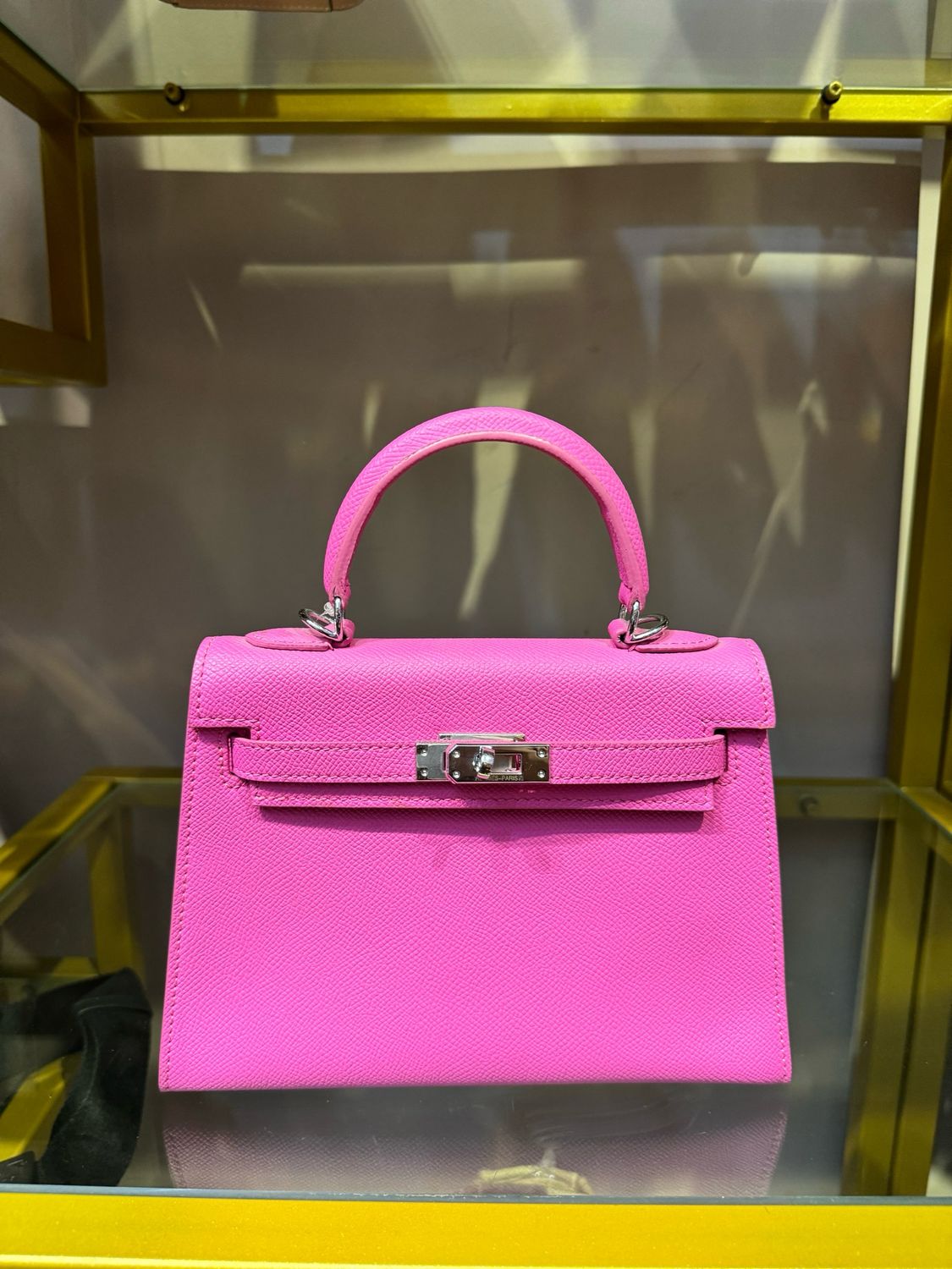 Borsa kelly 25 cm Pink