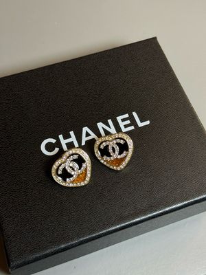 Orecchini cc cuore gold