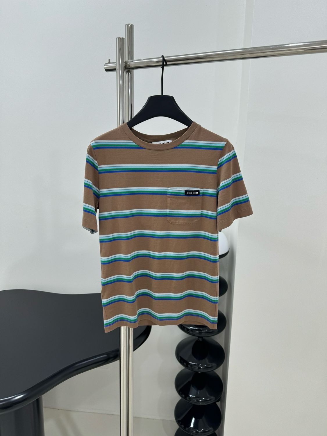 T-shirt miu righe