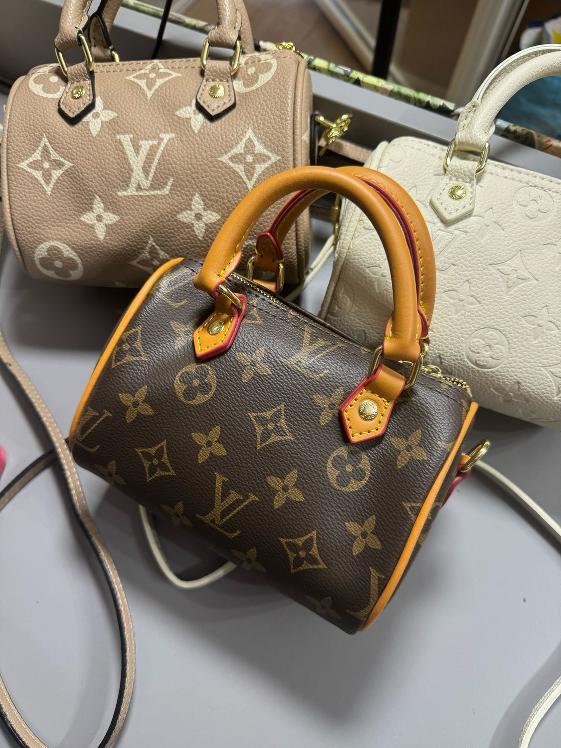 Bauletto mini marrone Lv 