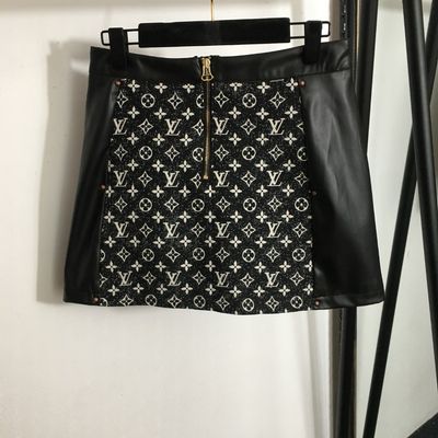 Gonna Lv jeans nero