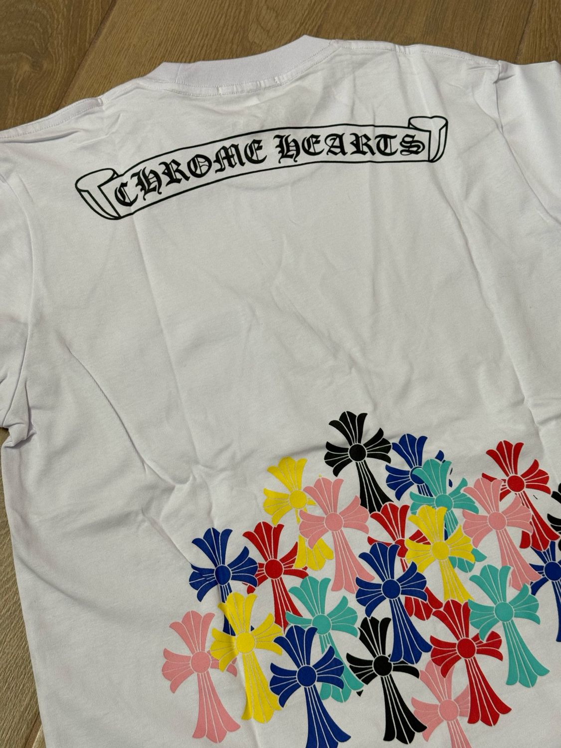 T-shirt Chrome bianca