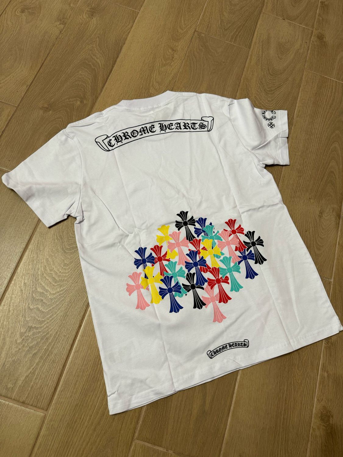 T-shirt Chrome bianca