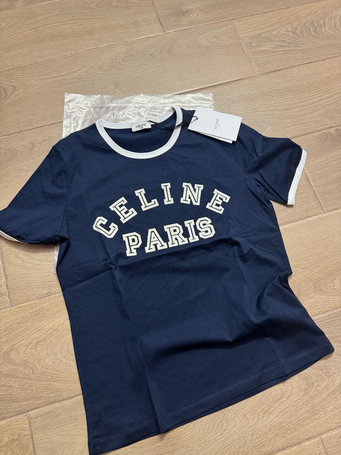 T-shirt celi blu