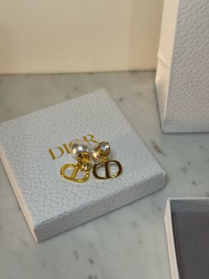 Orecchini perla strass