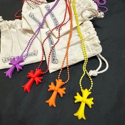 Collana croce color 