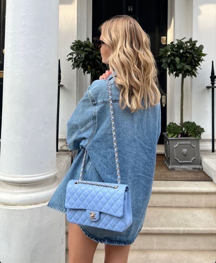 Borsa jumbo celeste cc