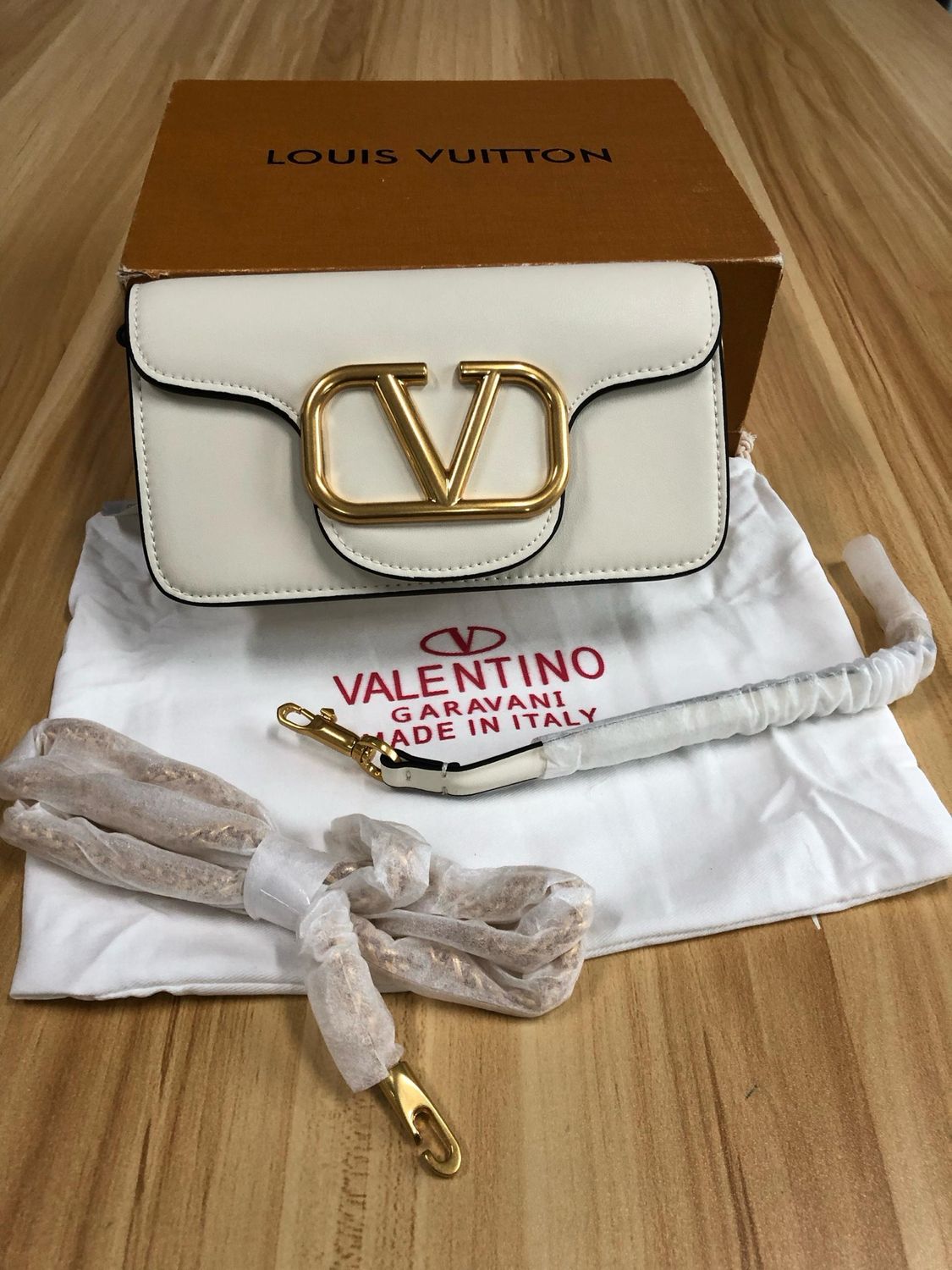 Borsa vale bianco 