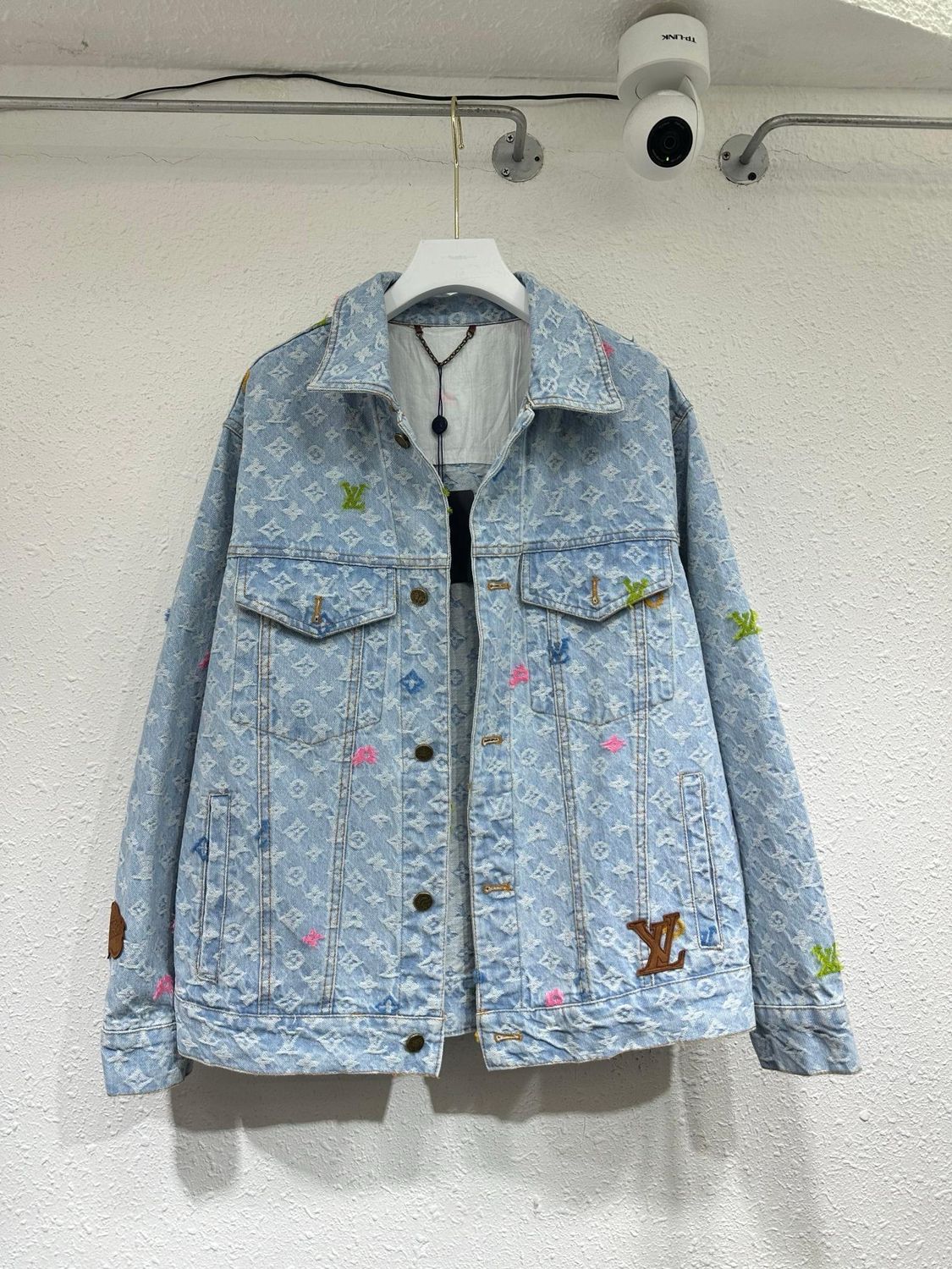 Giacca jeans Lv colors 