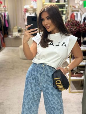 T-shirt crop alaia