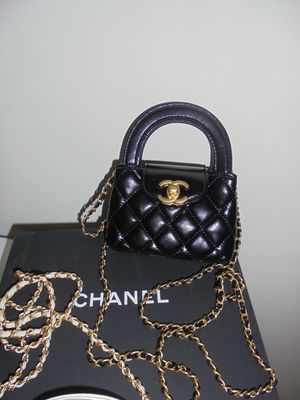 Borsa mini kelly cc nero