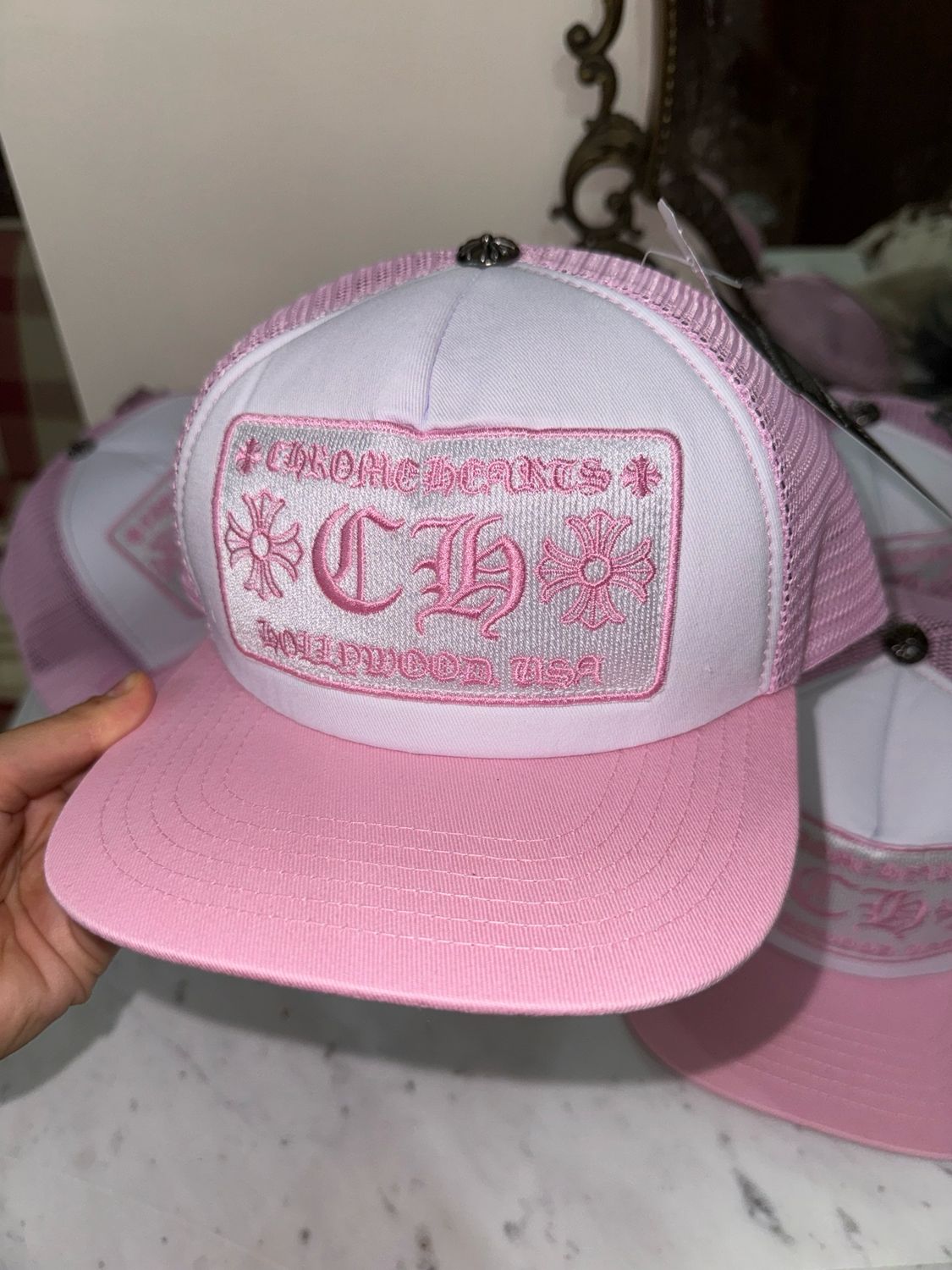 Cappello Chrome rosa