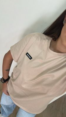 T-shirt miu nocciola