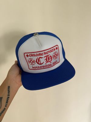 Cappello Chrome rosso e blu