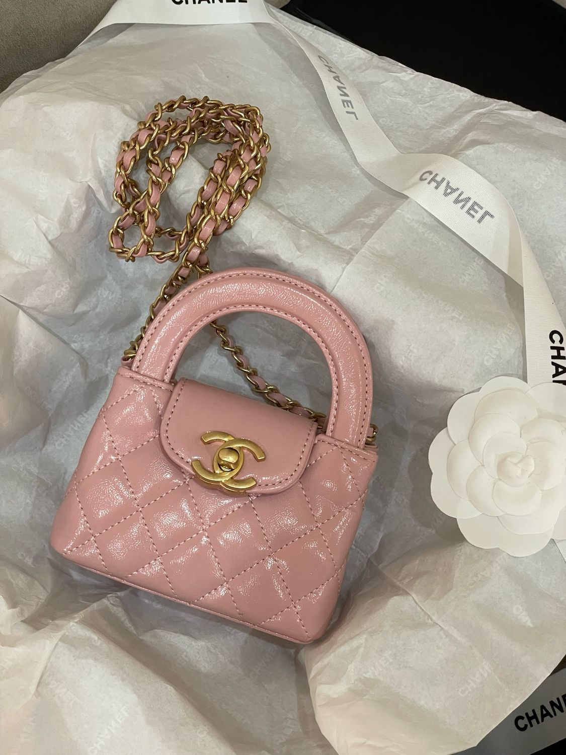 Borsa mini Kelly cc rosa