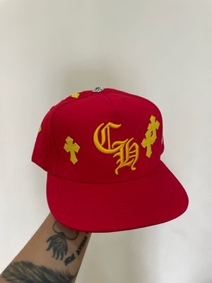 Cappello Chrome rosso e giallo 