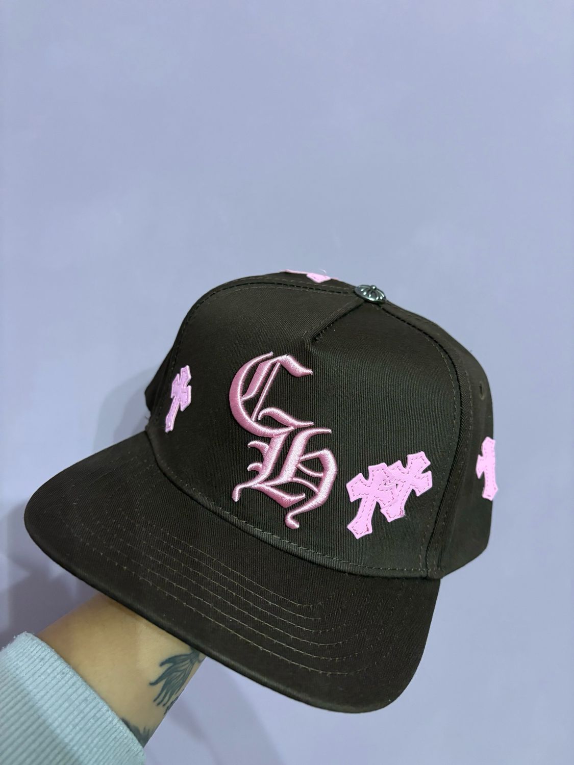 Cappello Chrome marrone rosa