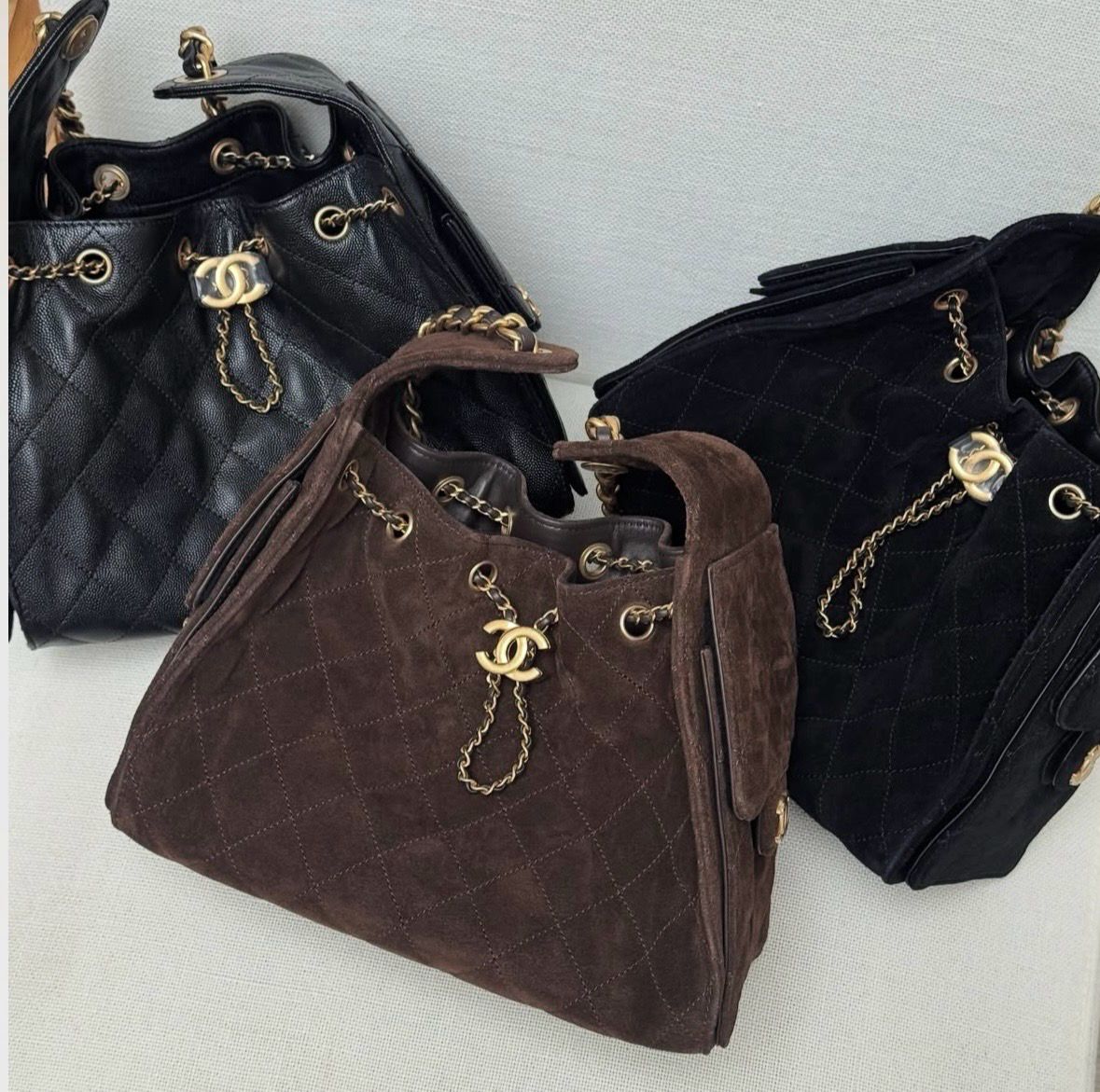 Borsa cc sacca camoscio marrone