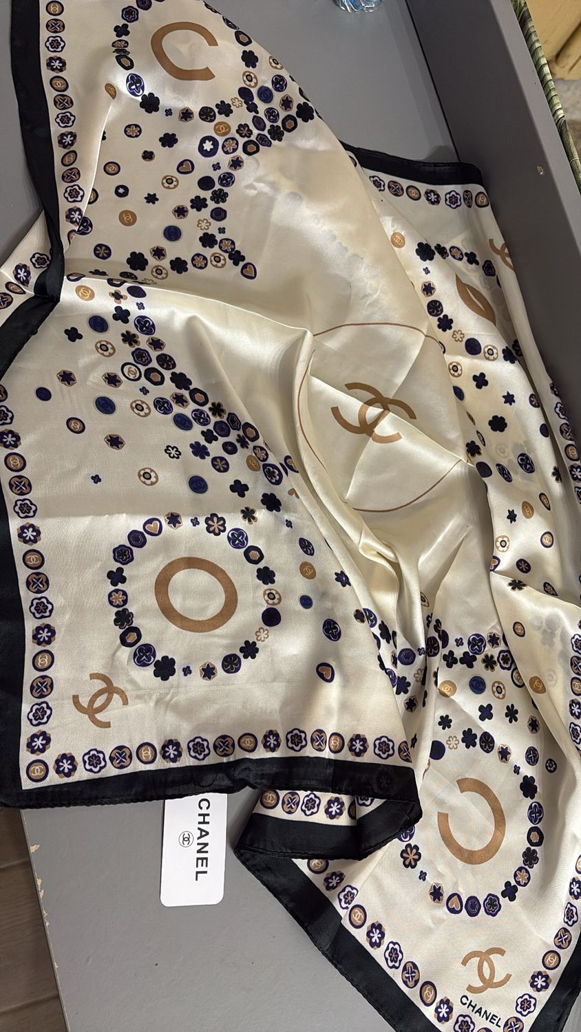 Foulard cc seta 100%