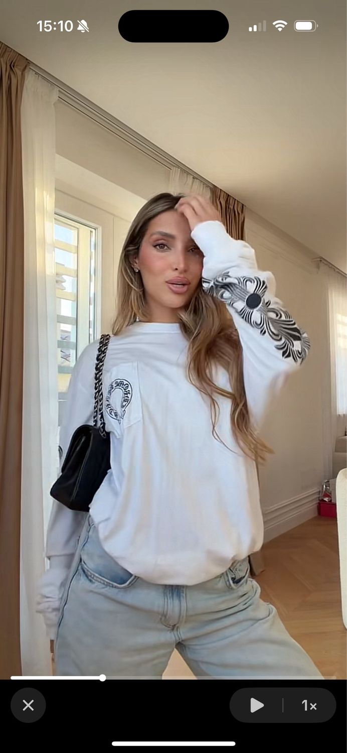 Maglia taschino Chrome bianca 