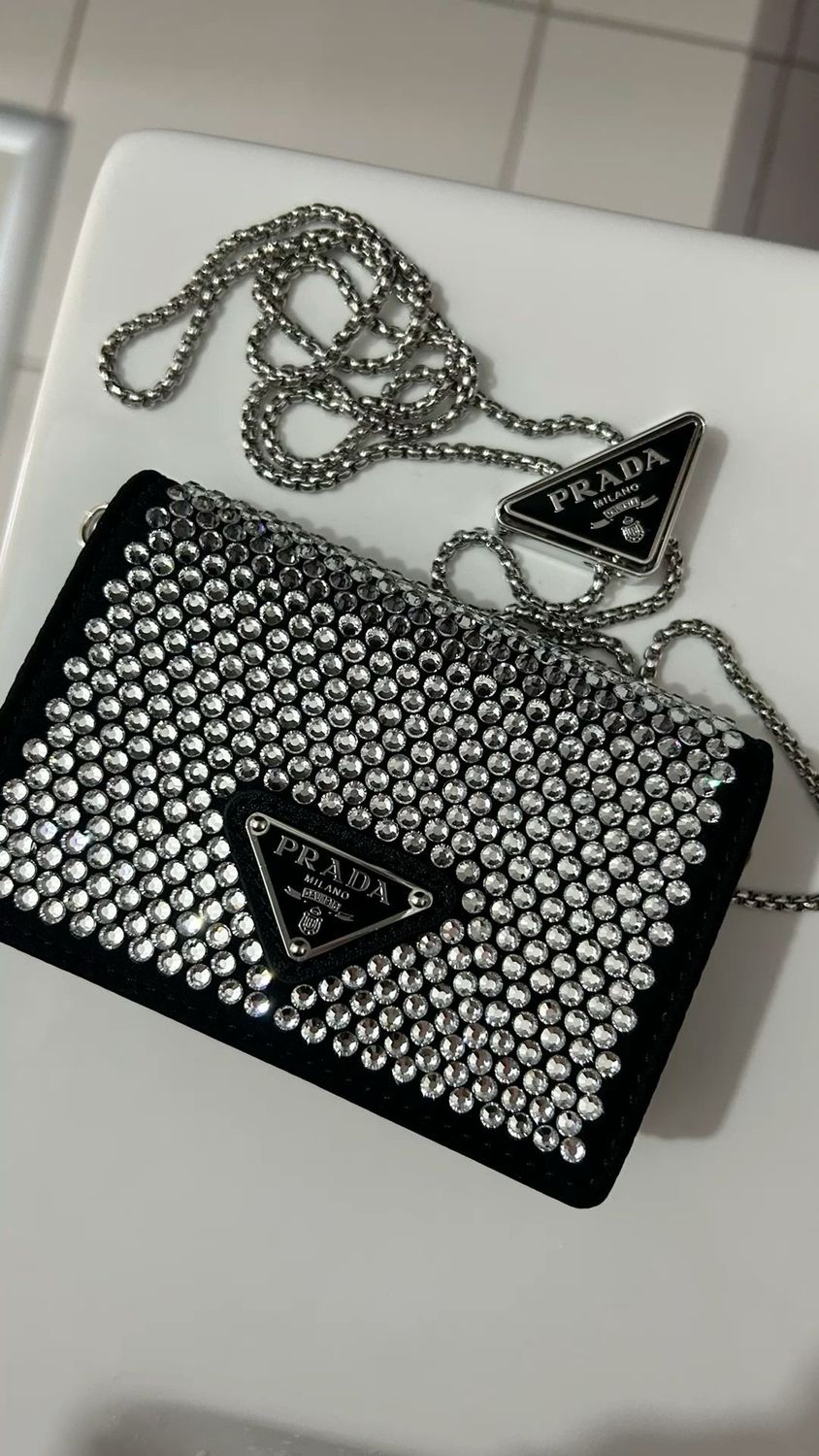 Mini pochette cristal 