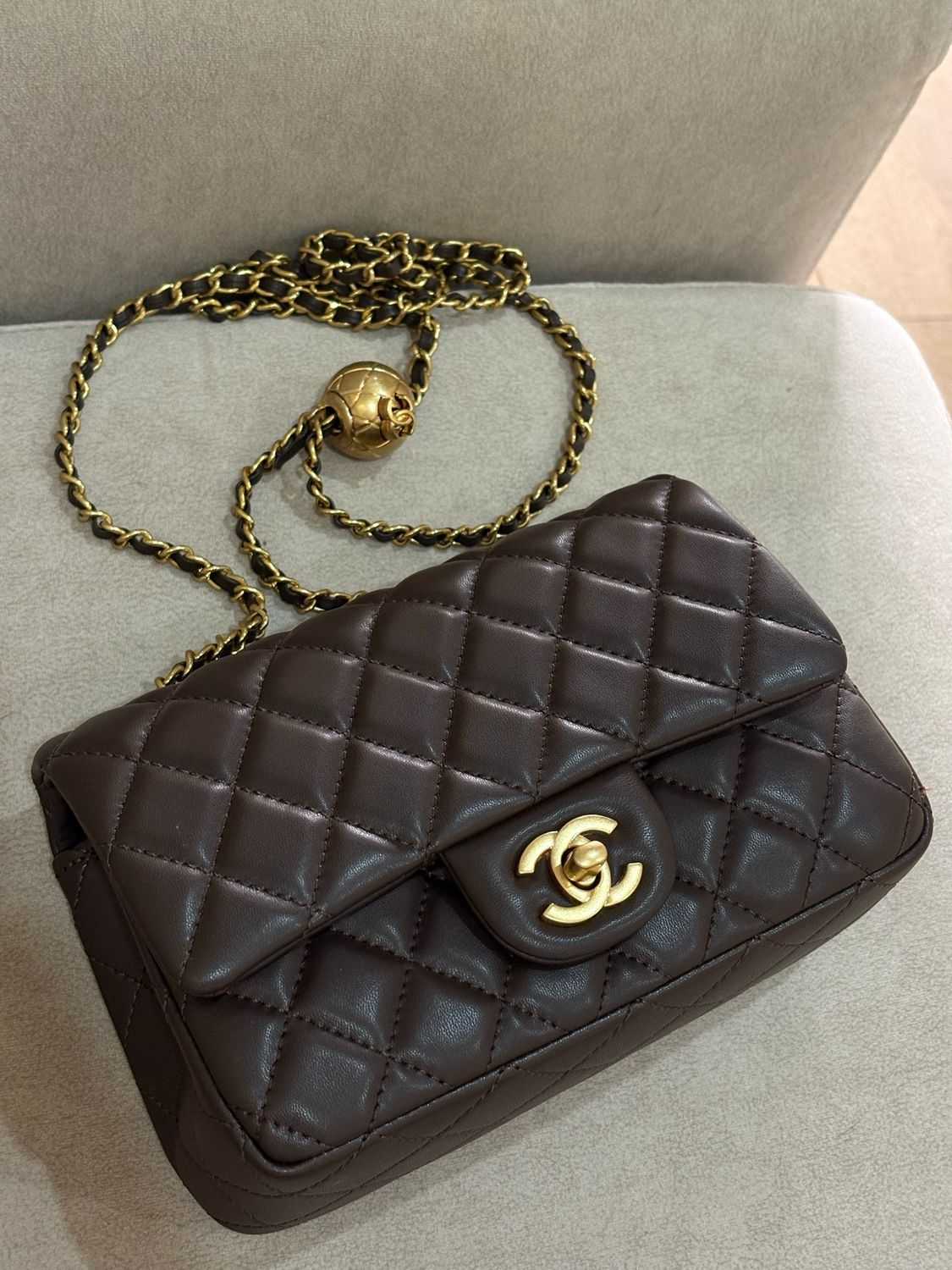 Borsa cc pallina cioccolato