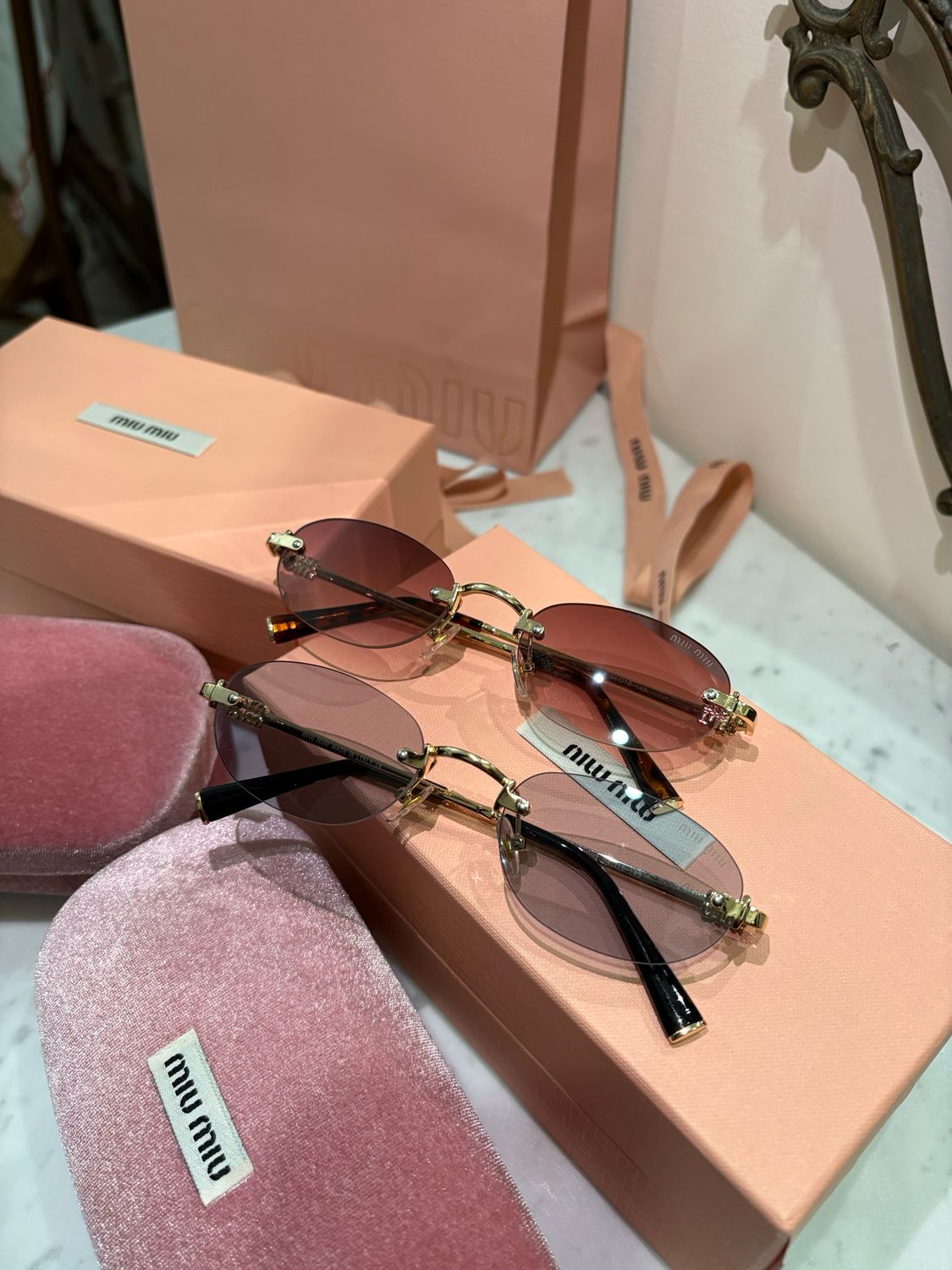 Occhiali Rimless da sole