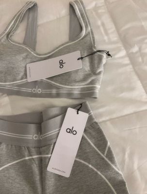 Set sportivo alo grigio
