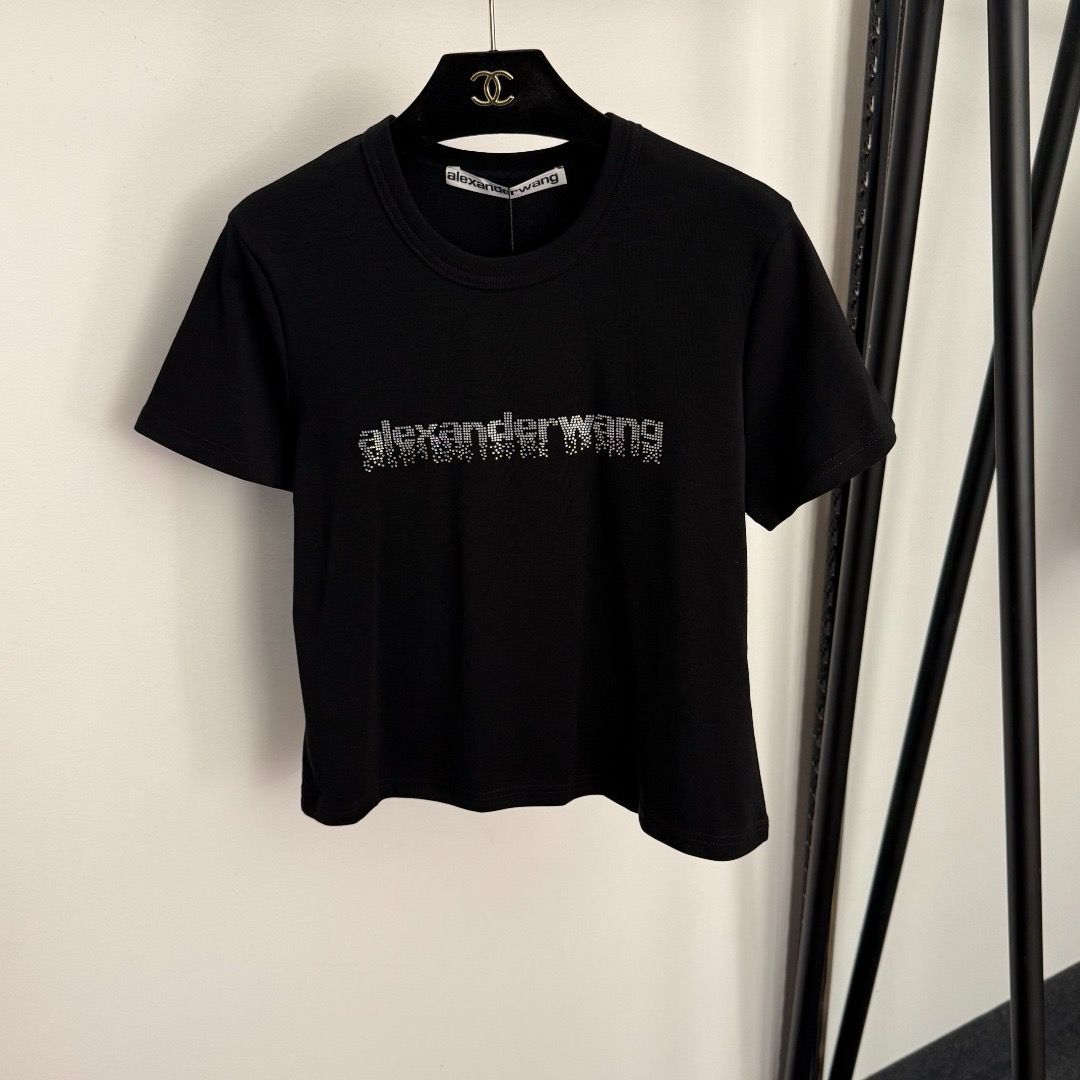 T-shirt Wang strass