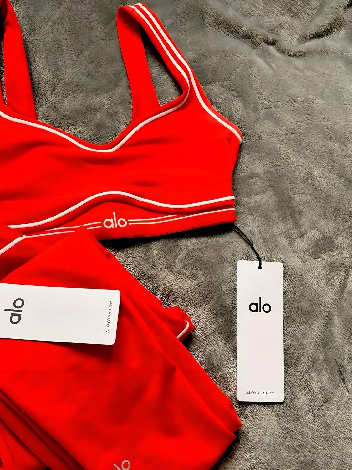 Set sportivo alo rosso