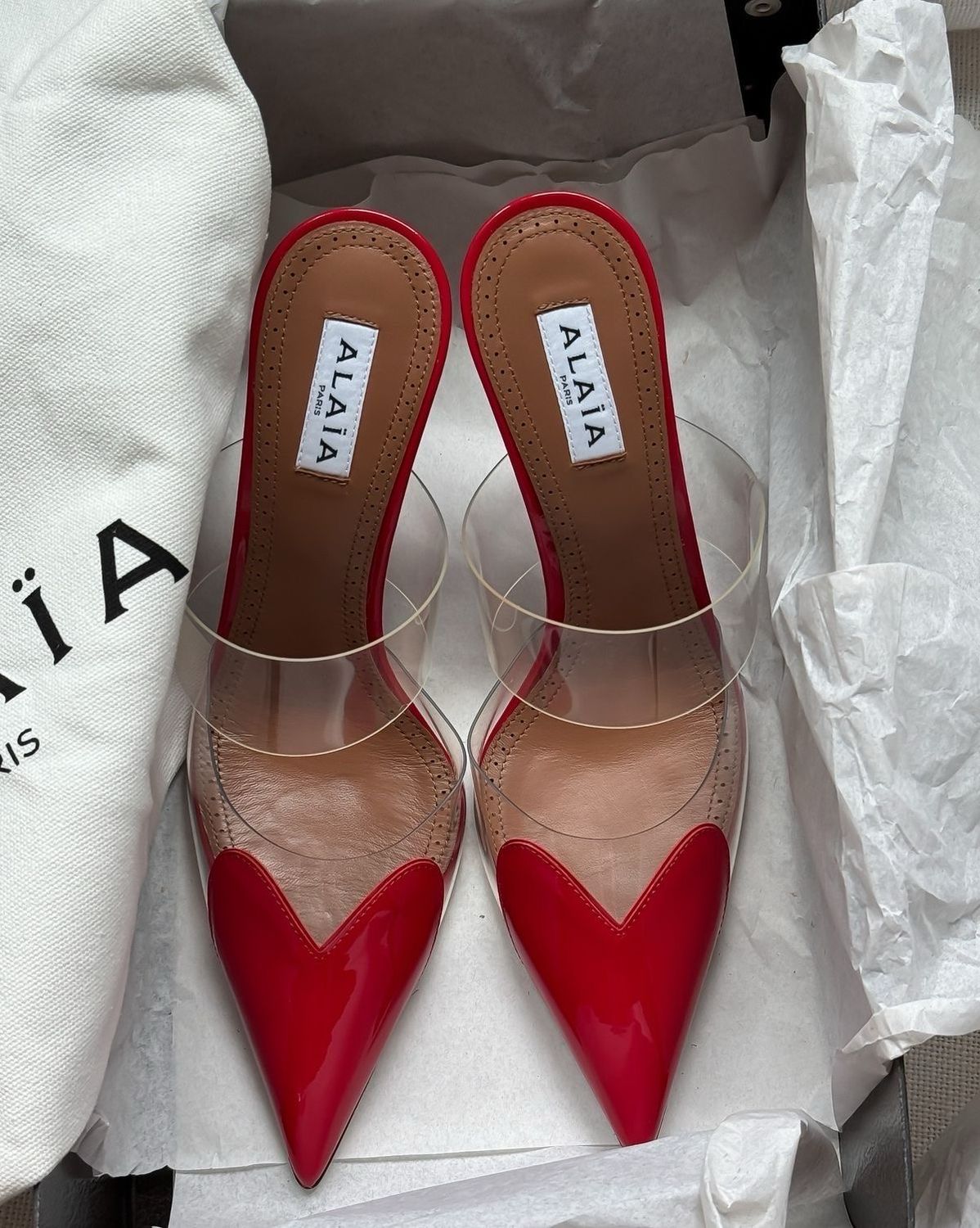 Scarpe con tacco cuore alai 