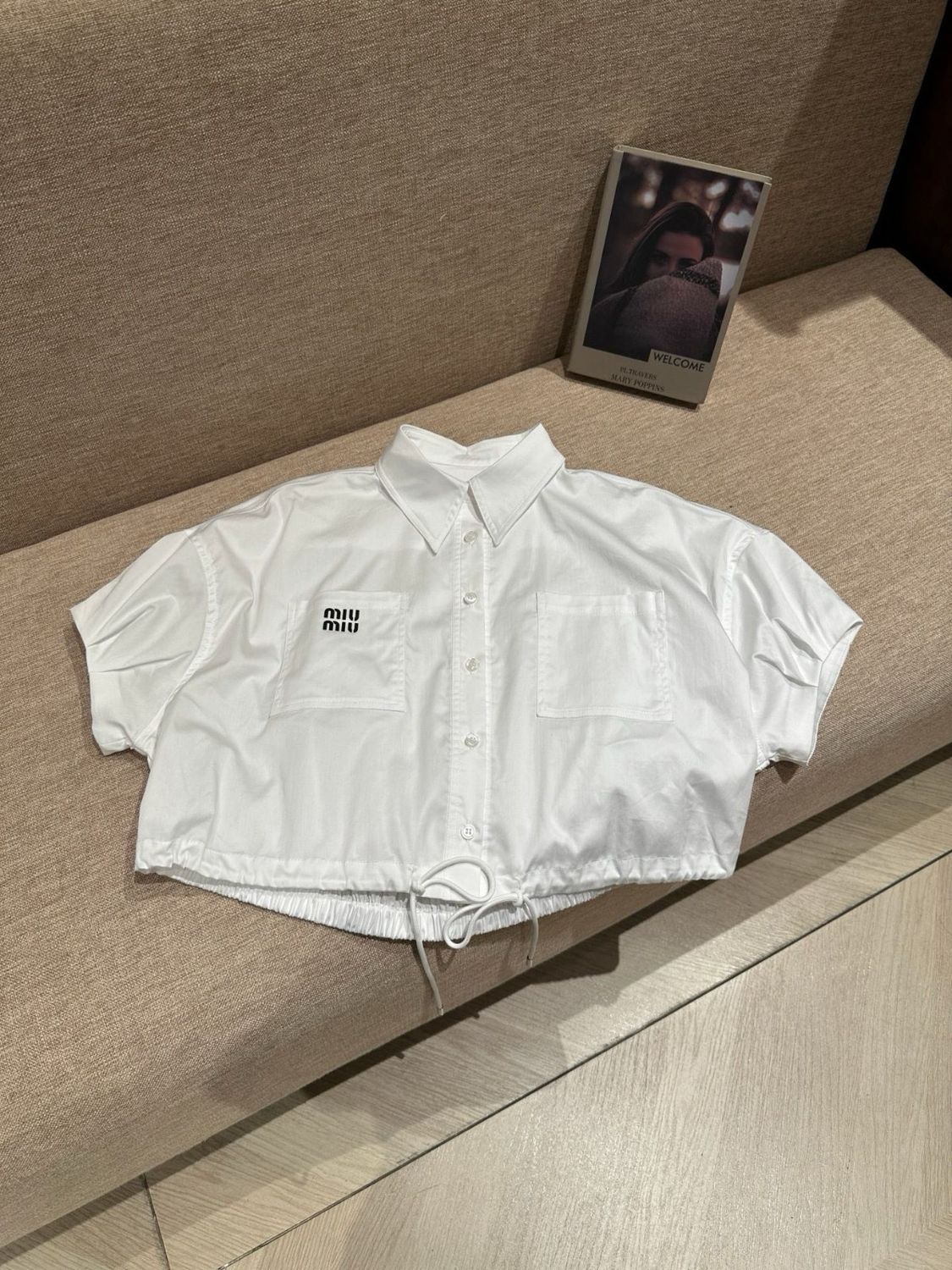 Camicia Miu maniche corte