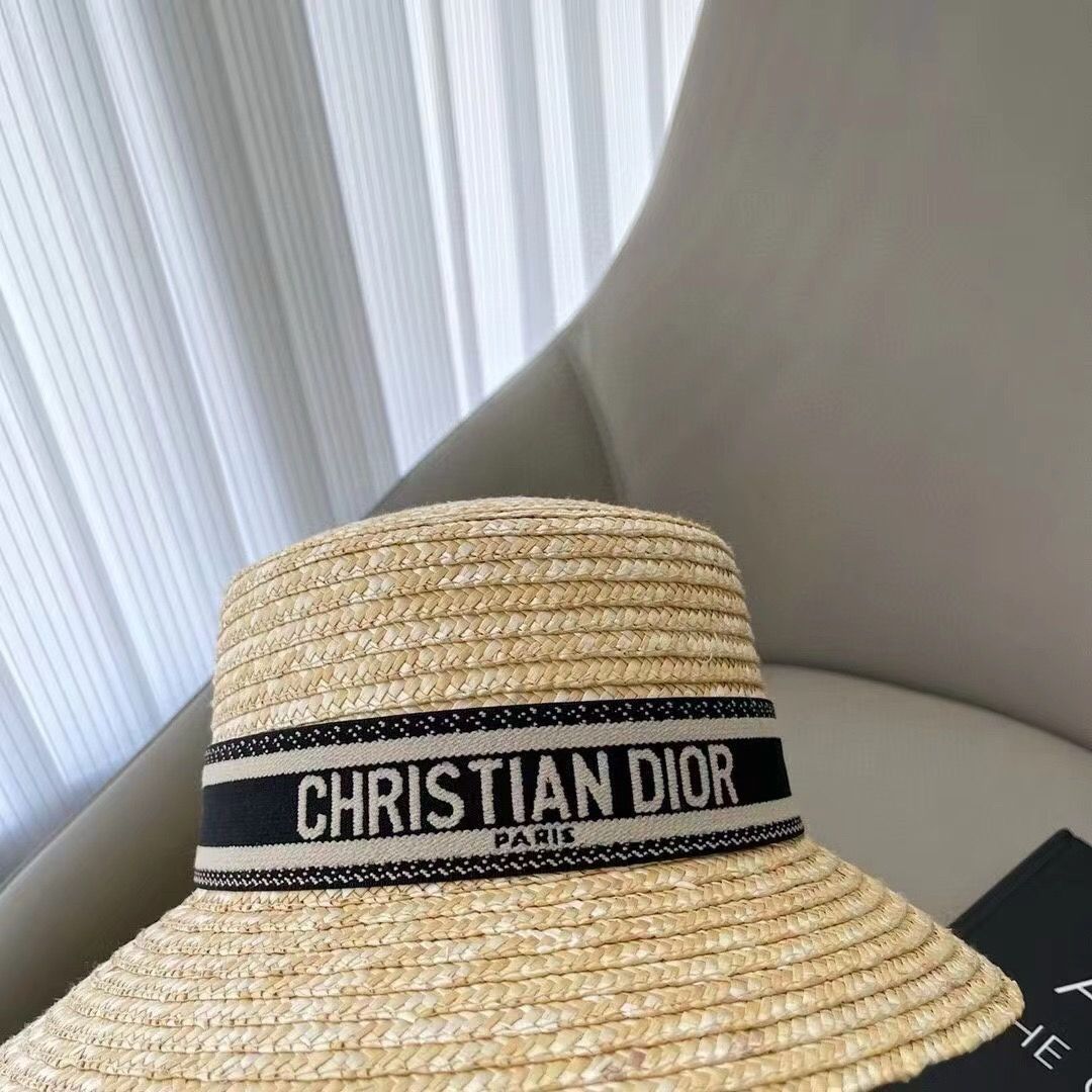 Cappello Dior rafia