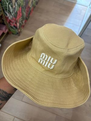 Cappello Miu cowboy sabbia